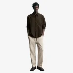 شلوار مردانه زارا مدل Zara Cotton Linen Relaxed Fit Trousers P04470460