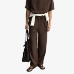 شلوار مردانه زارا مدل  Zara Relaxed Fit Flowing Pleated Trousers P01195327 - تصویر 2