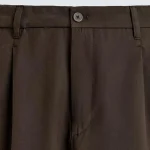 شلوار مردانه زارا مدل  Zara Relaxed Fit Flowing Pleated Trousers P01195327 - تصویر 8
