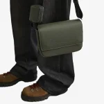 کیف دوشی مردانه زارا مدل Zara Rubberised Textured Crossbody Bag P13505720