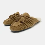 کفش زنانه زارا مدل Zara Split Suede Mule Loafers P11587710 - تصویر 4